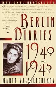 Cover of Berlin diaries, 1940-1945