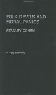 Cover of Folk Devils and Moral Panics the Creation of the Mods and Rockers