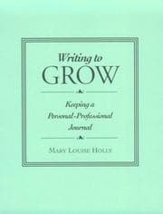 Cover of Writing to grow