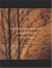 Cover of Camps, Quarters and Casual Places