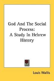 Cover of God and the social process