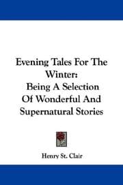 Cover of Evening Tales For The Winter