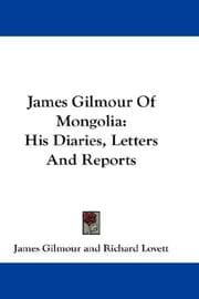 Cover of James Gilmour of Mongolia