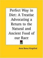 Cover of The perfect way in diet