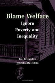 Cover of Blame welfare, ignore poverty and inequality