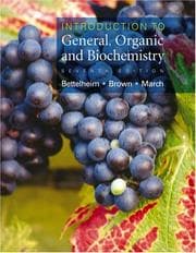 Cover of Introduction to general, organic & biochemistry