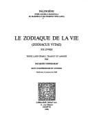 Cover of Zodiacus vitae