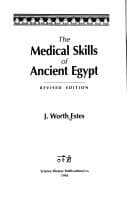 Cover of The Medical Skills of Ancient Egypt