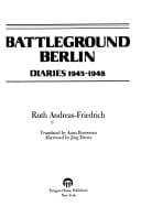 Cover of Schauplatz Berlin