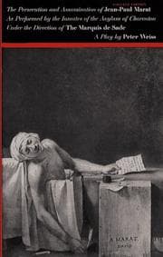 Cover of Die Verfolgung und Ermordung Jean Paul Marats