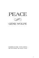 Cover of Peace