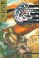 Cover of The world's last night, and other essays