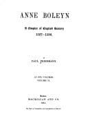 Cover of Anne Boleyn