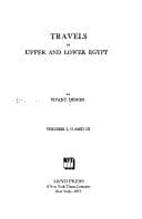 Cover of Voyage dans la Basse et la Haute Egypte