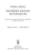 Cover of Desiderii Erasmi Roterodami opera omnia