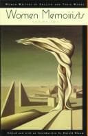 Cover of Women memoirists