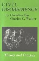 Cover of Civil disobedience
