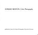 Cover of Edward Weston