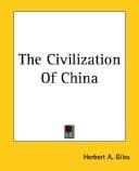 Cover of The Civilization of China