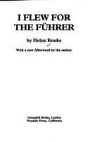 Cover of I flew for the Führer