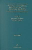 Cover of Advances in atomic, molecular, and optical physics