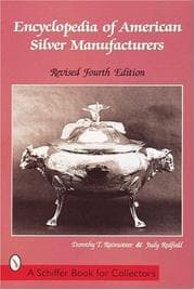 Cover of Encyclopedia of American silver manufacturers