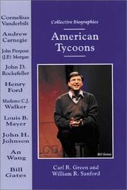 Cover of American Tycoons (Collective Biographies)