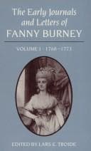 Cover of The early journals and letters of Fanny Burney