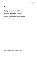 Cover of Readings in Latin American History