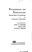 Cover of Psychotherapy and Existentialism