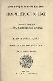 Cover of Fragments of science