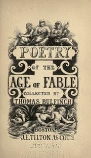 Cover of Poetry of the age of fable