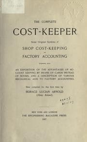 Cover of The complete cost-keeper