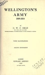 Cover of Wellington's army 1809-1814