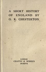 Cover of A Short History of England