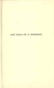 Cover of The head of a hundred