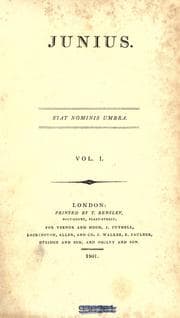Cover of Letters of Junius