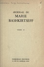Cover of Journal de Marie Bashkirtseff