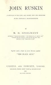 Cover of John Ruskin as an artist