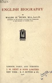 Cover of English biography