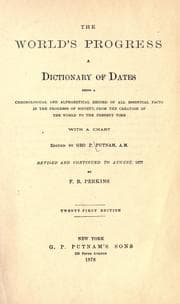 Cover of The world's progress