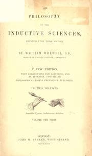 Cover of The philosophy of the inductive sciences