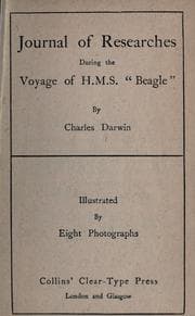 Cover of Journal of Researches during the Voyage of H.M.S. "Beagle"