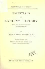 Cover of Essentials In Ancient History