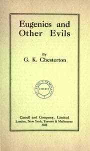 Cover of Eugenics and Other Evils
