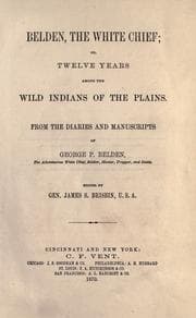 Cover of Belden, the white chief
