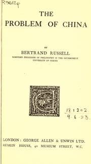 Cover of The Problem of China