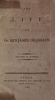 Cover of The Autobiography of Benjamin Franklin