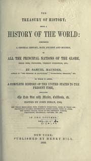 Cover of The treasury of history
