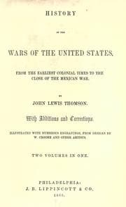 Cover of History of the wars of the United States